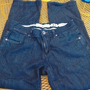 Five four original straight jeans size 31x32, relaxed fit, dark blue